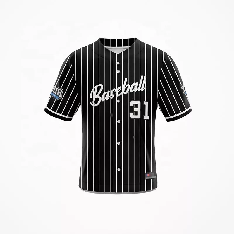 Qu'est-ce qui fait du maillot de baseball à fines rayures un vêtement de sport intemporel