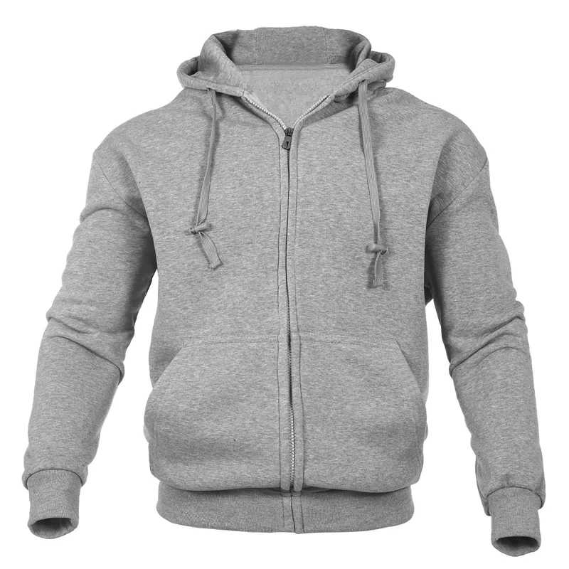 Sweat à capuche à zip complet pour hommes